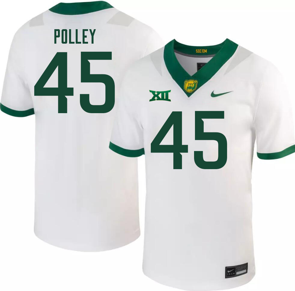 Men-Youth #45 Hawkins Polley Baylor Bears 2023 College Football Jerseys Stitched Sale-White